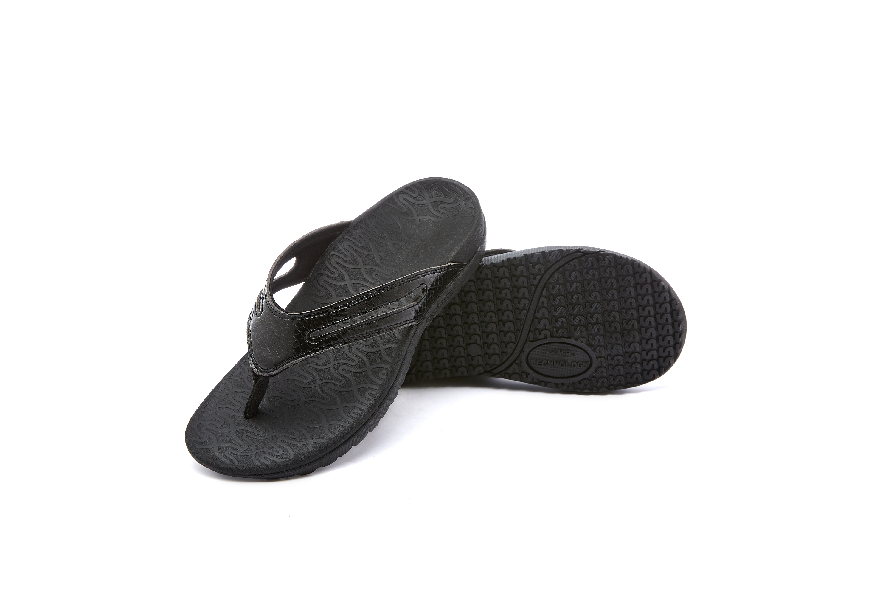 Spring Black - Comfortable specialist orthotic footwear